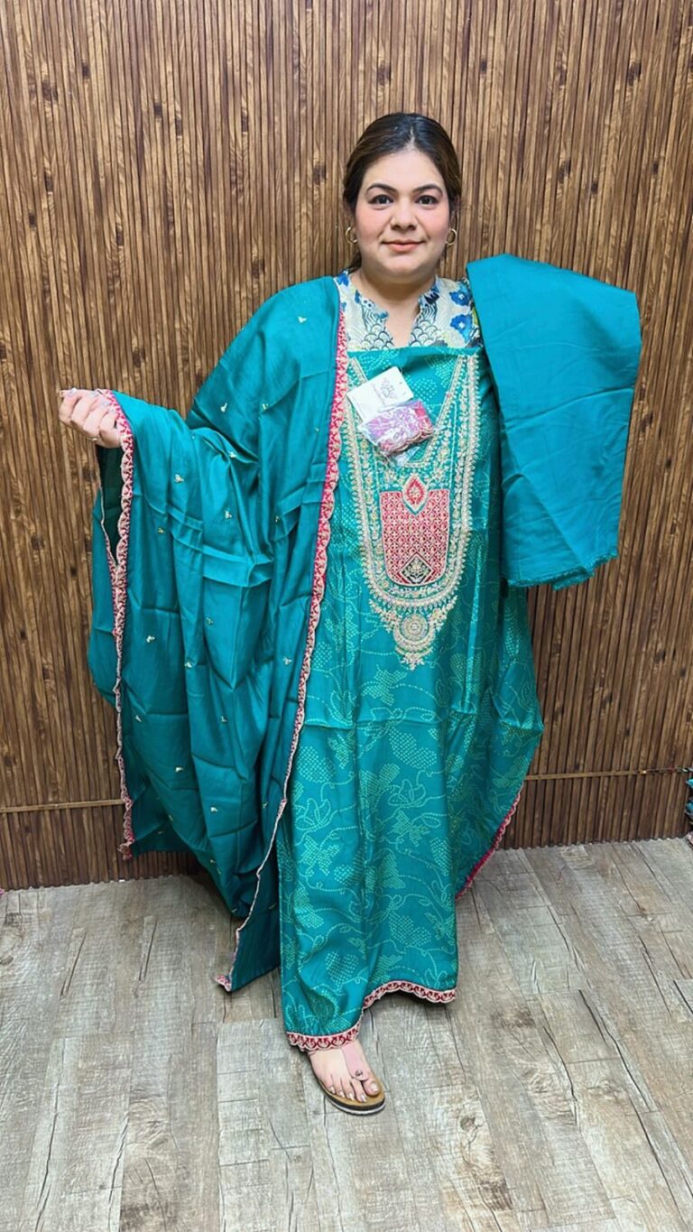 Beautiful cotton suit ccc135blue