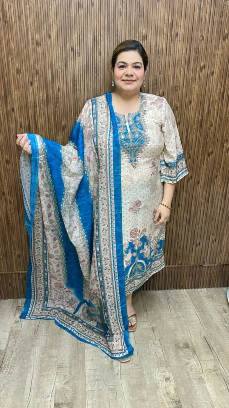 Beautiful designer suit ccc156blue