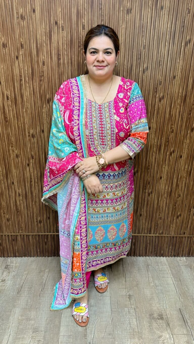 Beautiful pure maslin cotton suit ccc1322