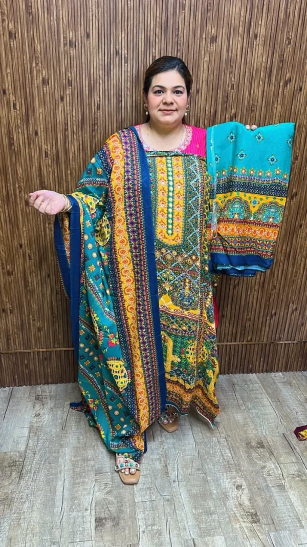 Cute pattern print suit ccc151blue
