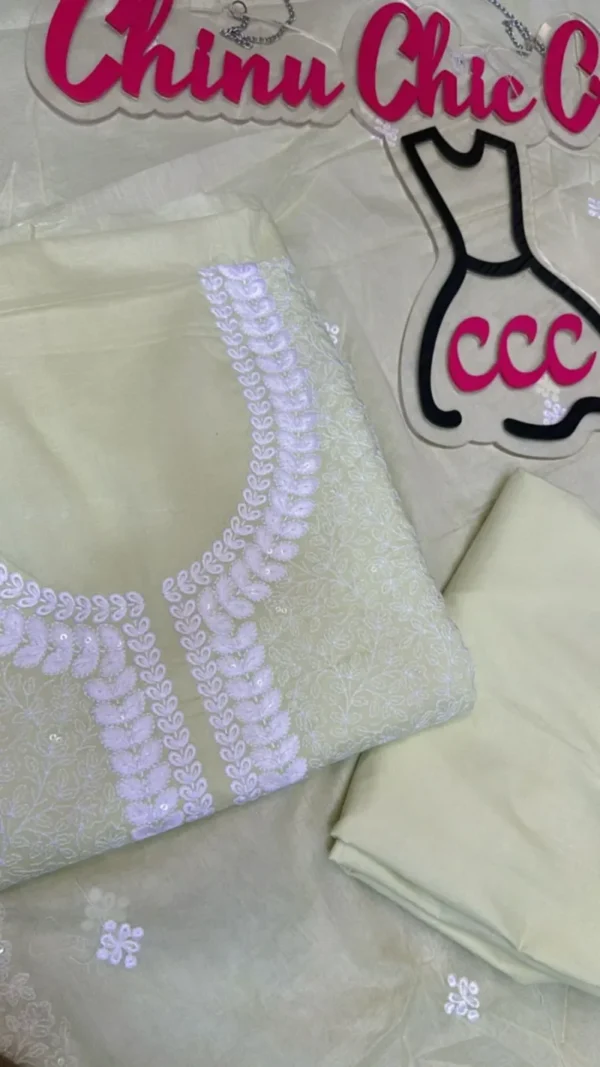 Stunning embroidery suit ccc1506