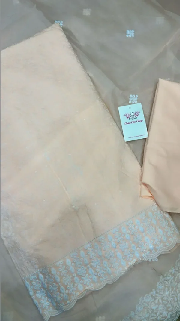 Stunning embroidery suit ccc1509