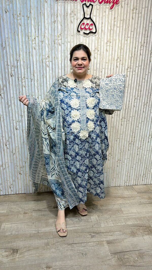 Beautiful 3d flower suit ccc254bl