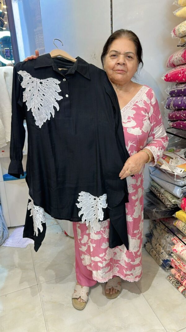 Beautiful Co-Ord Set With Patch Work CCC352