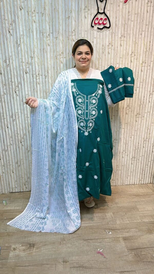 Beautiful cotton suit ccc223gre