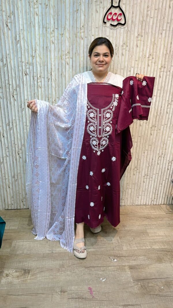 Beautiful cotton suit ccc223wi