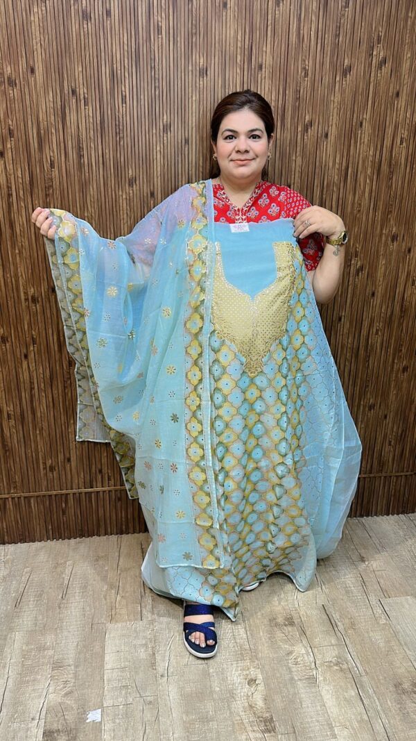 Beautiful cotton suit ccc300blue