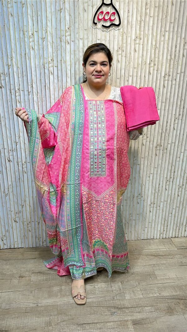 Beautiful crepe suit ccc250pink