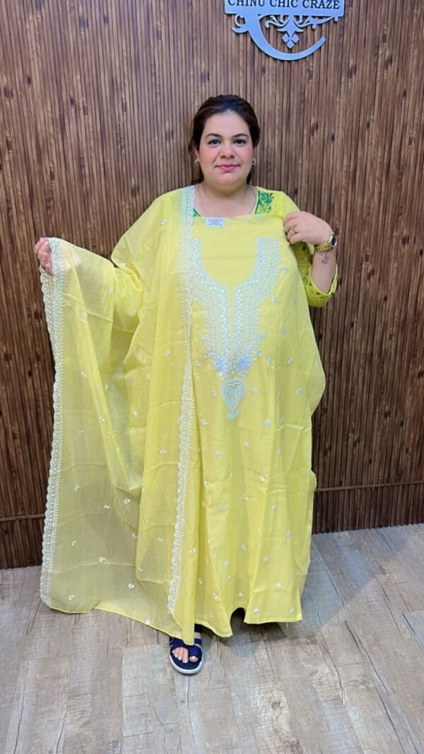 Beautiful Designer Cotton Suit CCC408 - Image 5