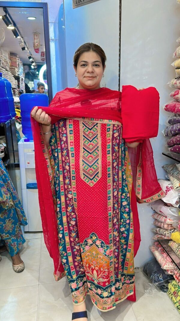 Beautiful designer suit ccc331red