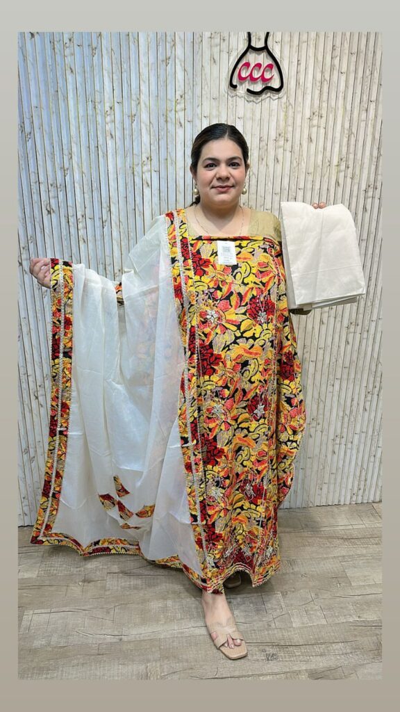 Beautiful digital print suit ccc269