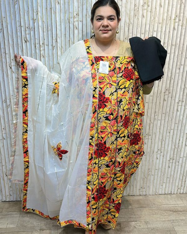Beautiful flower print cotton suit ccc268