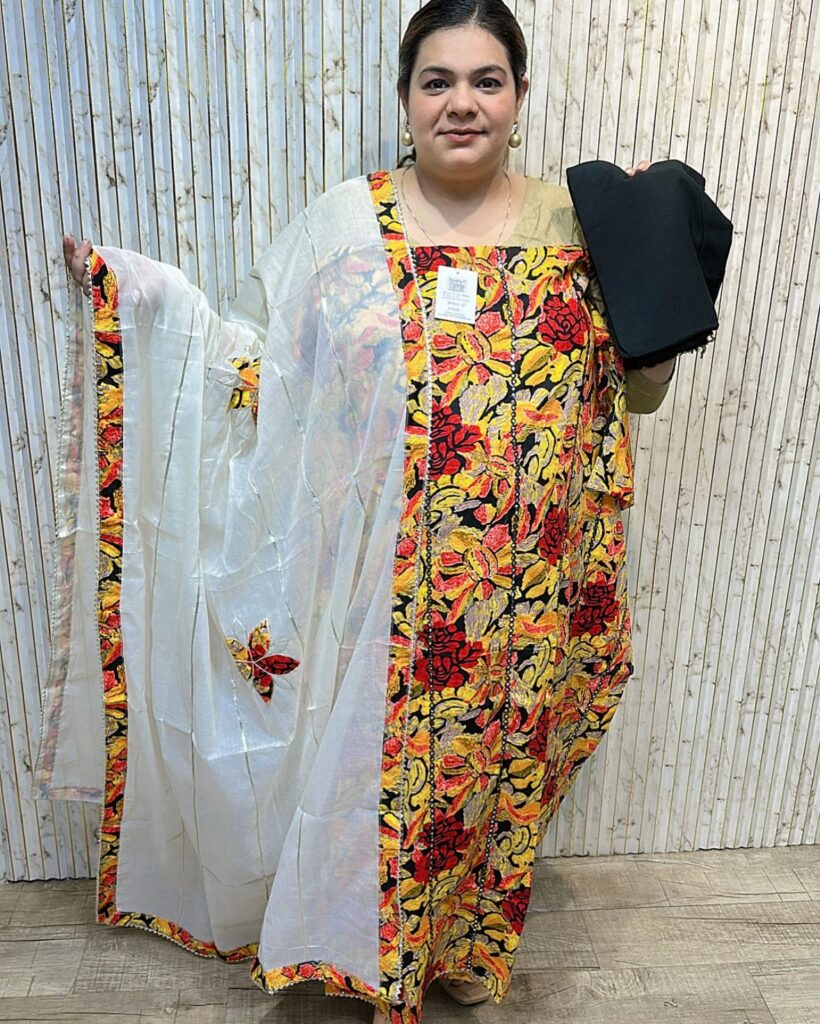 Beautiful flower print cotton suit ccc268