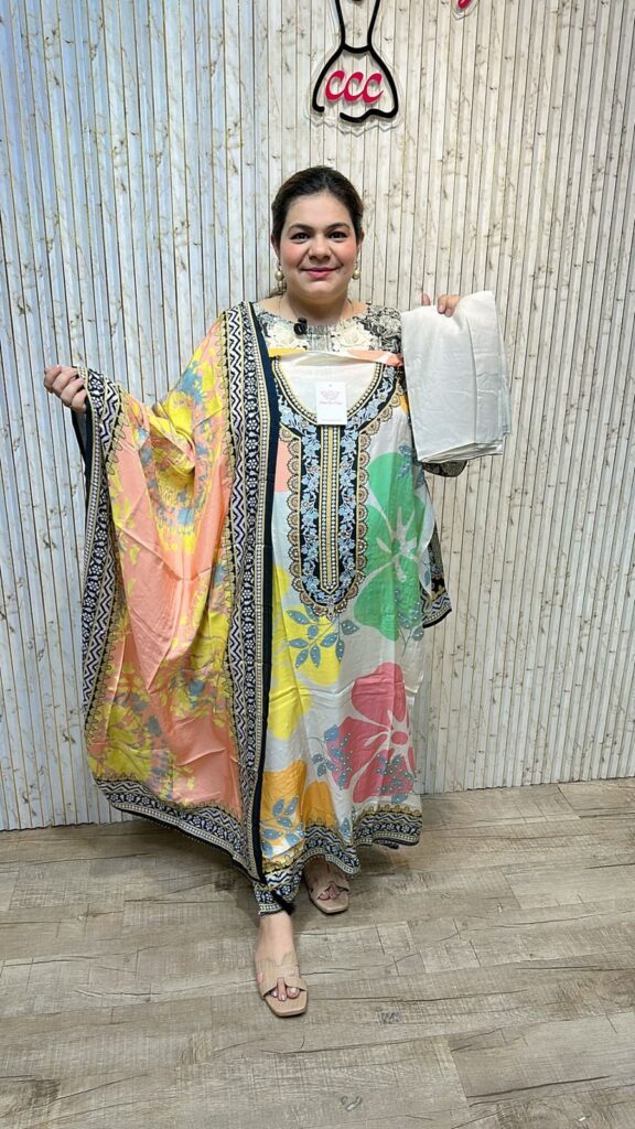 Beautiful flower print suit ccc257