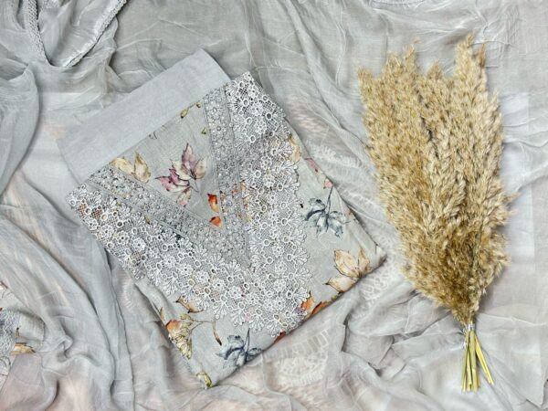 Beautiful Flower Print Suit CCC358 - Image 5