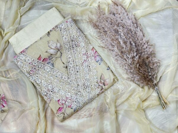 Beautiful Flower Print Suit CCC358 - Image 6