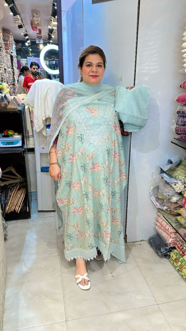 Beautiful Flower Print Suit CCC358