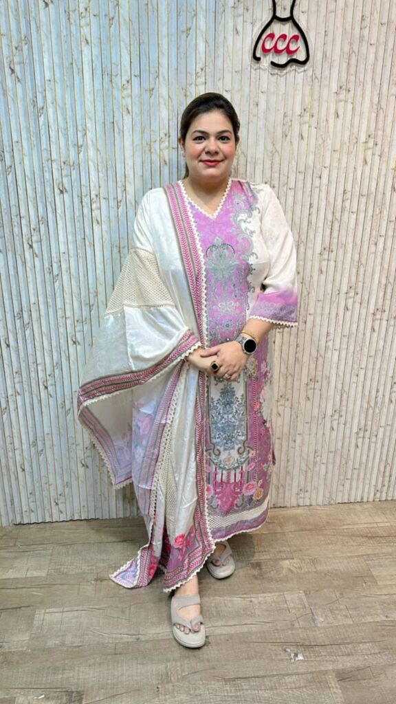 Beautiful pattern print suit ccc217
