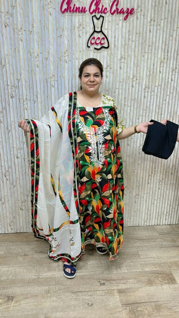 Beautiful pattern print suit ccc310black