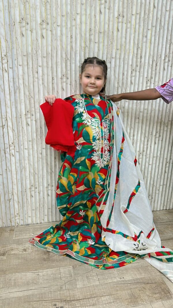 Beautiful pattern print suit ccc310red