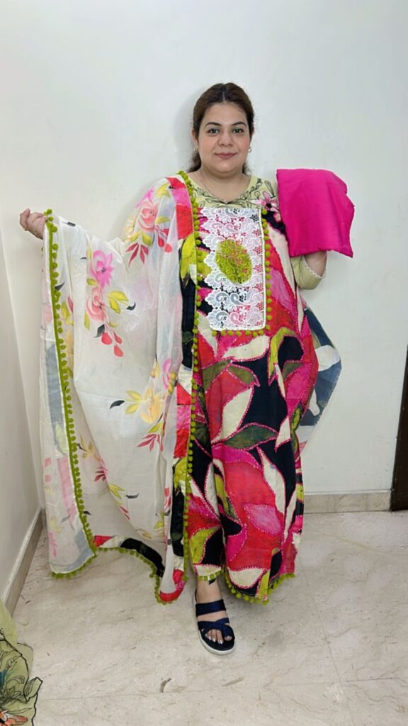 Beautiful pattern print suit ccc318pink
