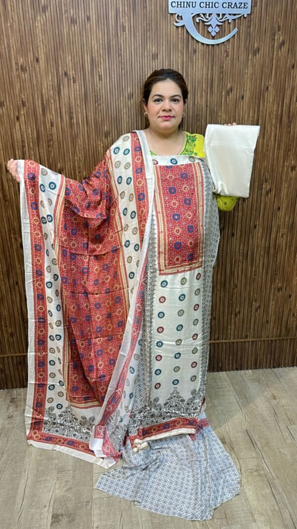 Beautiful Pattern Print Suit CCC404 - Image 3