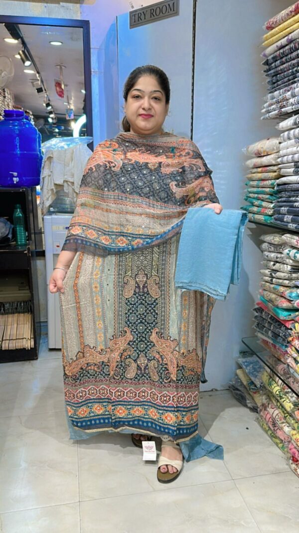 Beautiful Pattern Print Suit CCC457