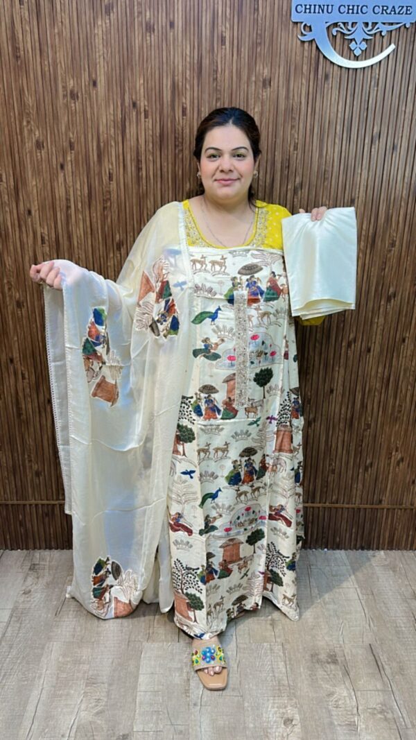 Beautiful Pattern Print Suit CCC492