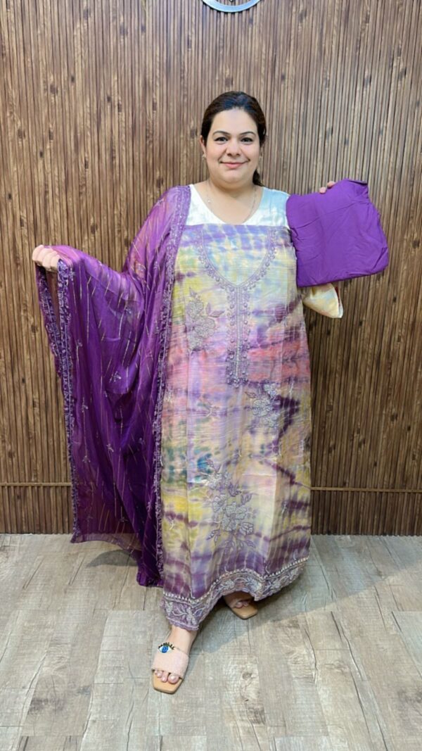Beautiful Pattern Print Suit CCC517