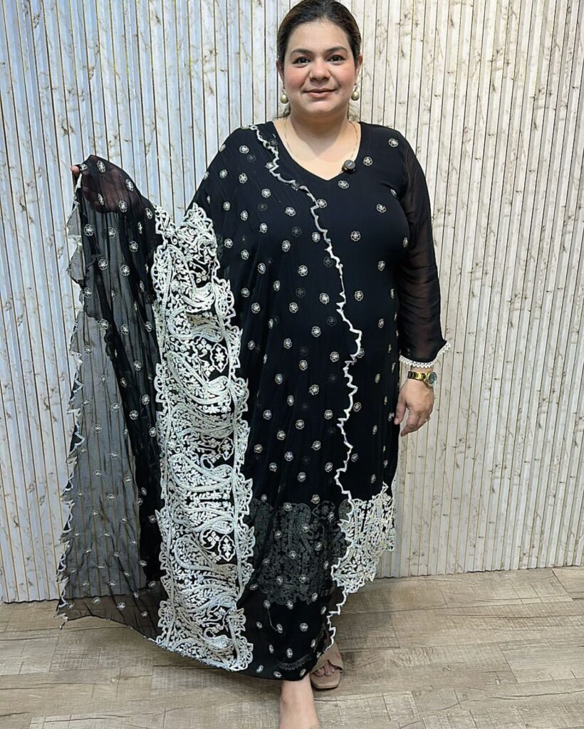 Beautiful suit cutout work ccc267