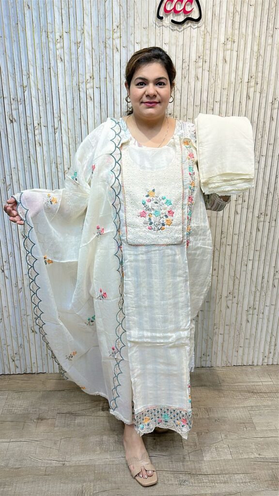Beautiful suit embroidery work ccc248