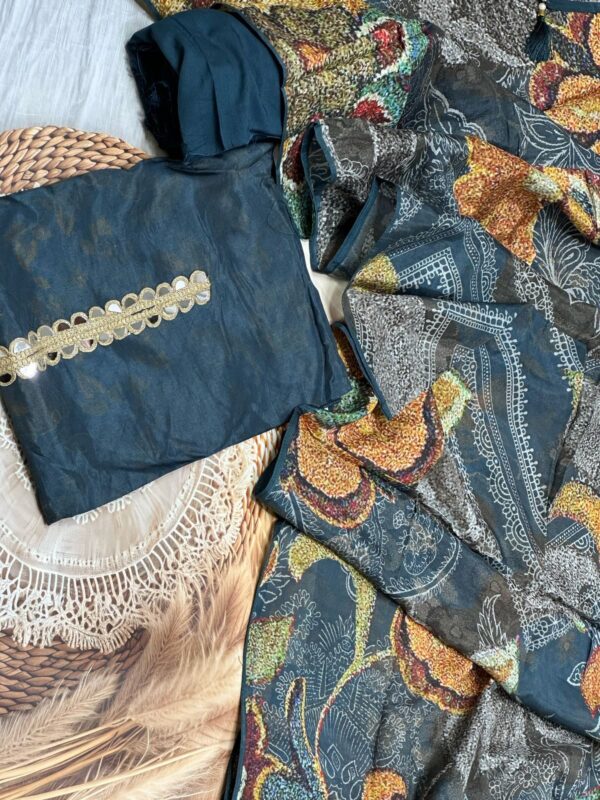 Beautiful suit flower print ccc2512