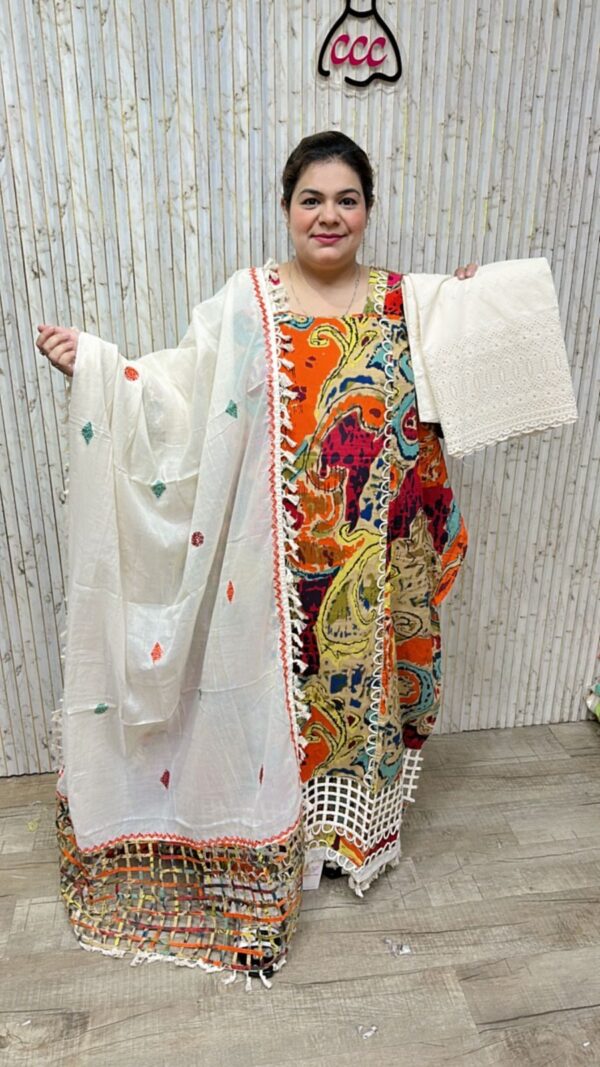Beautiful suit lace work ccc239o