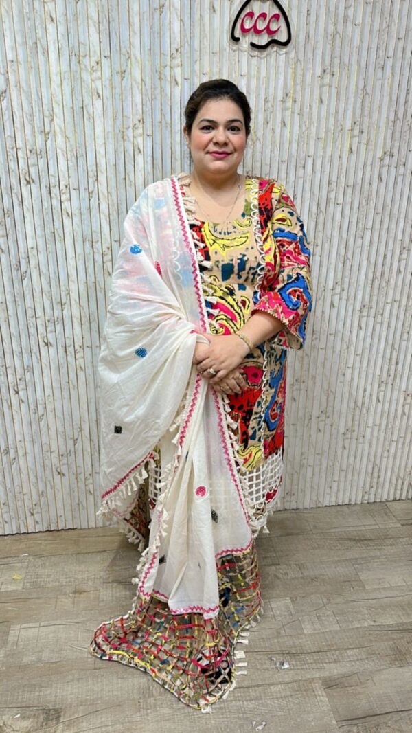 Beautiful suit lace work ccc239p