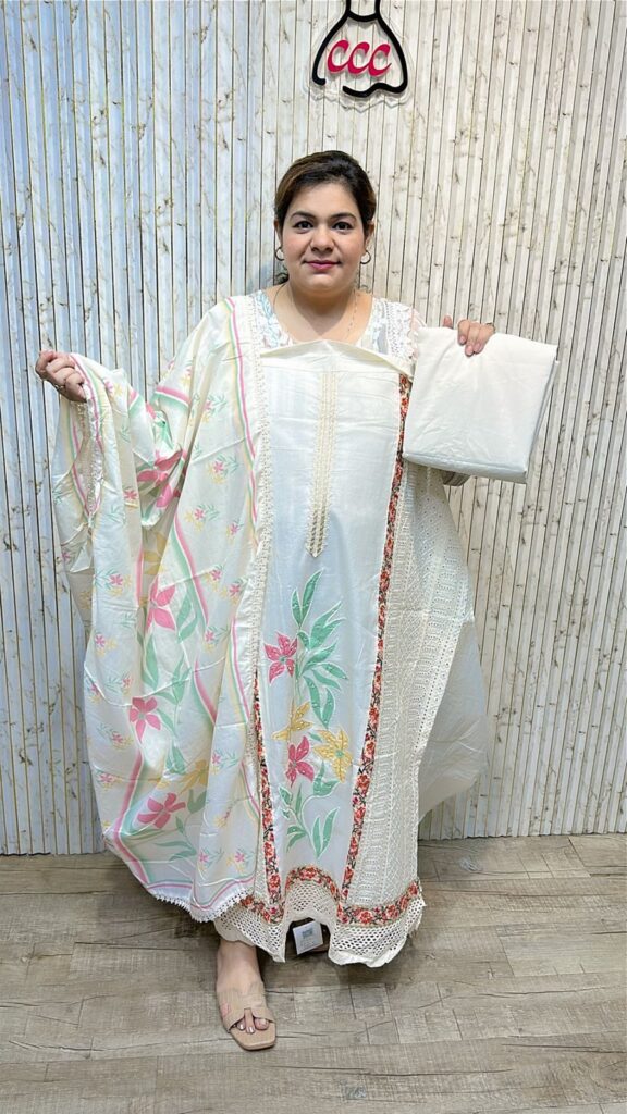 Beautiful suit pearl work ccc247