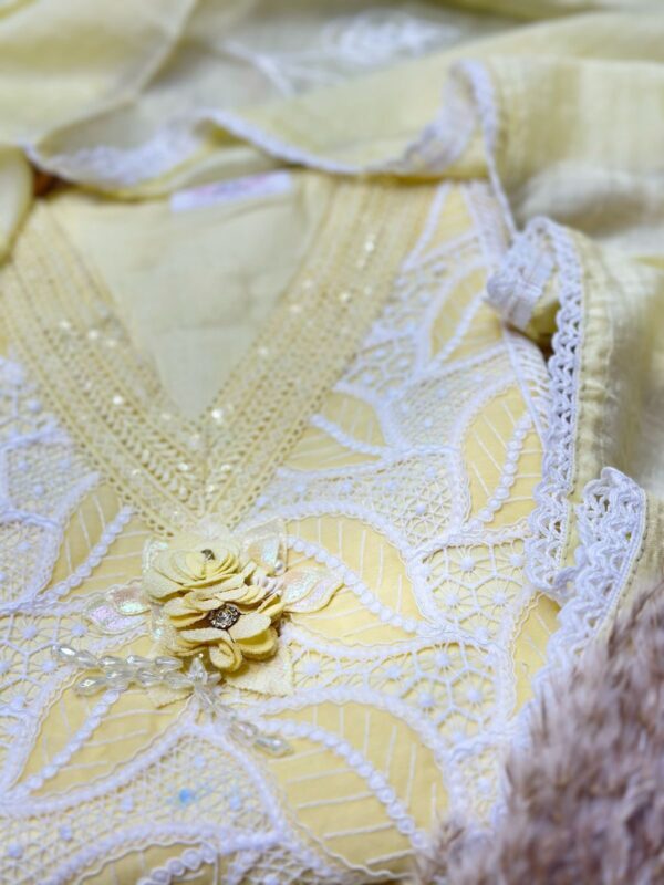 Beautiful Suit With 3D Flower CCC354 - Image 6