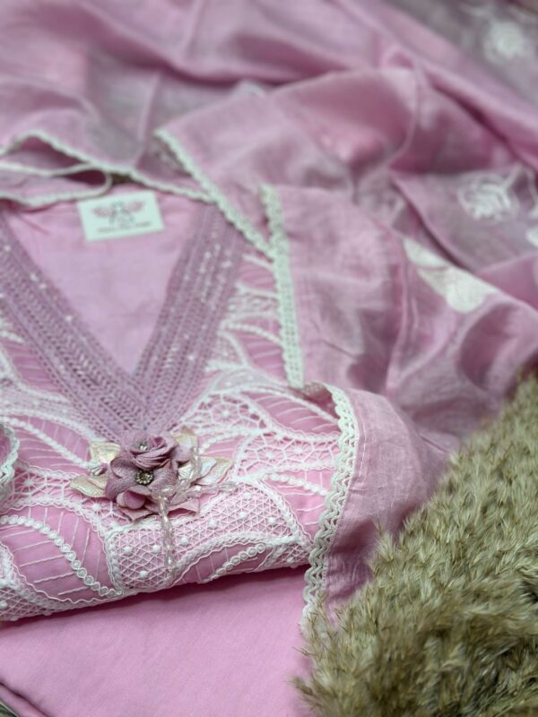 Beautiful Suit With 3D Flower CCC354 - Image 4