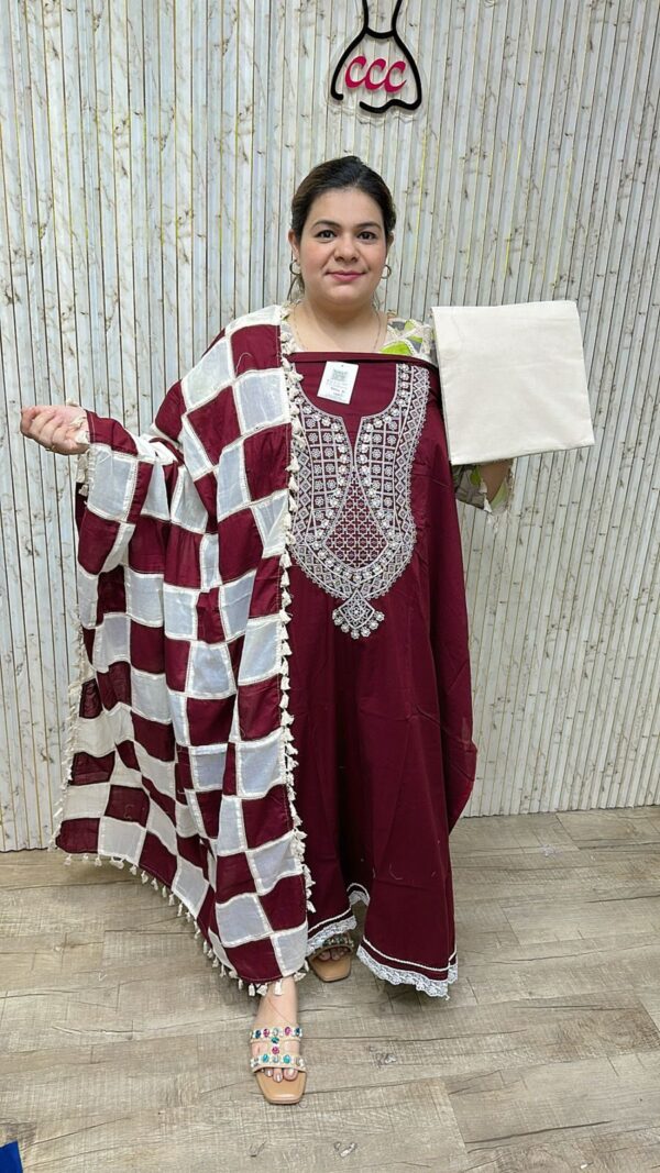 Beautiful suit with embroidery work ccc2442