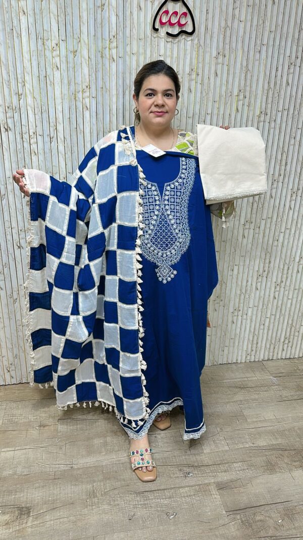 Beautiful suit with embroidery work ccc2443