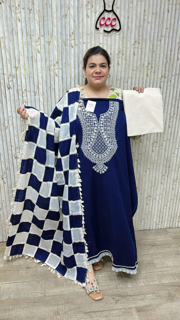 Beautiful suit with embroidery work ccc2445