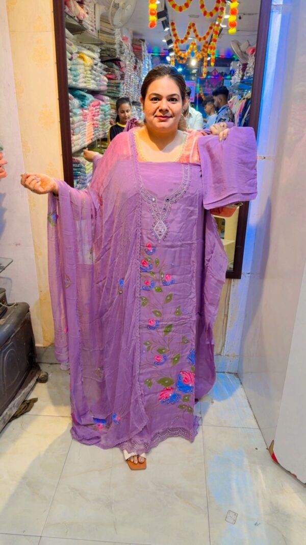 Beautiful Suit With Flower Print CCC04 - Image 5