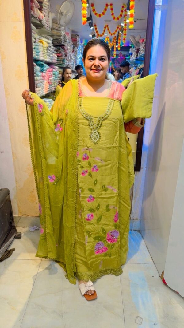 Beautiful Suit With Flower Print CCC04 - Image 7