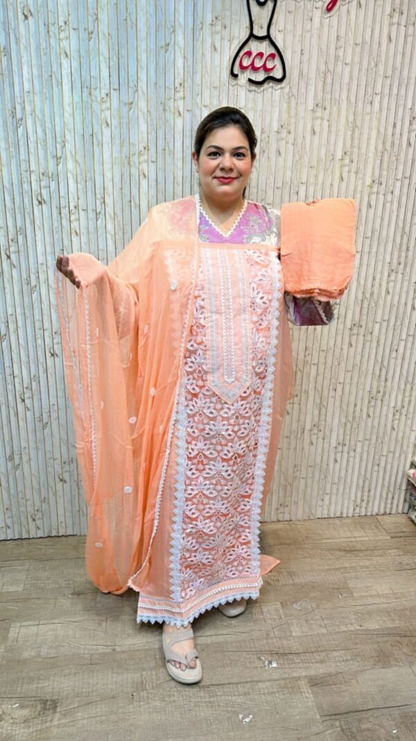 Beautiful suit with lace work ccc2183
