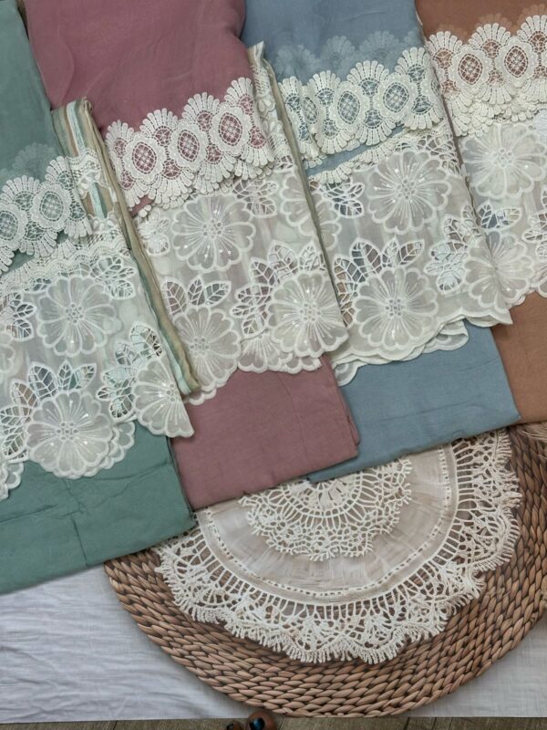 Beautiful suit with lace work ccc2523