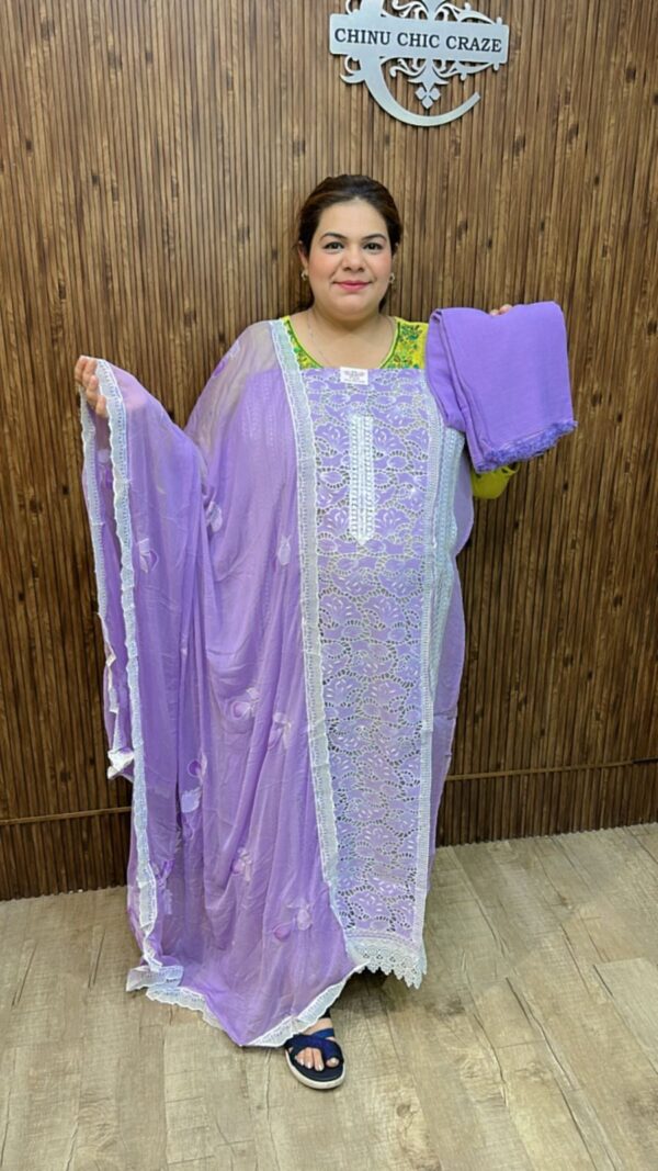 Beautiful Suit With Lace Work CCC405