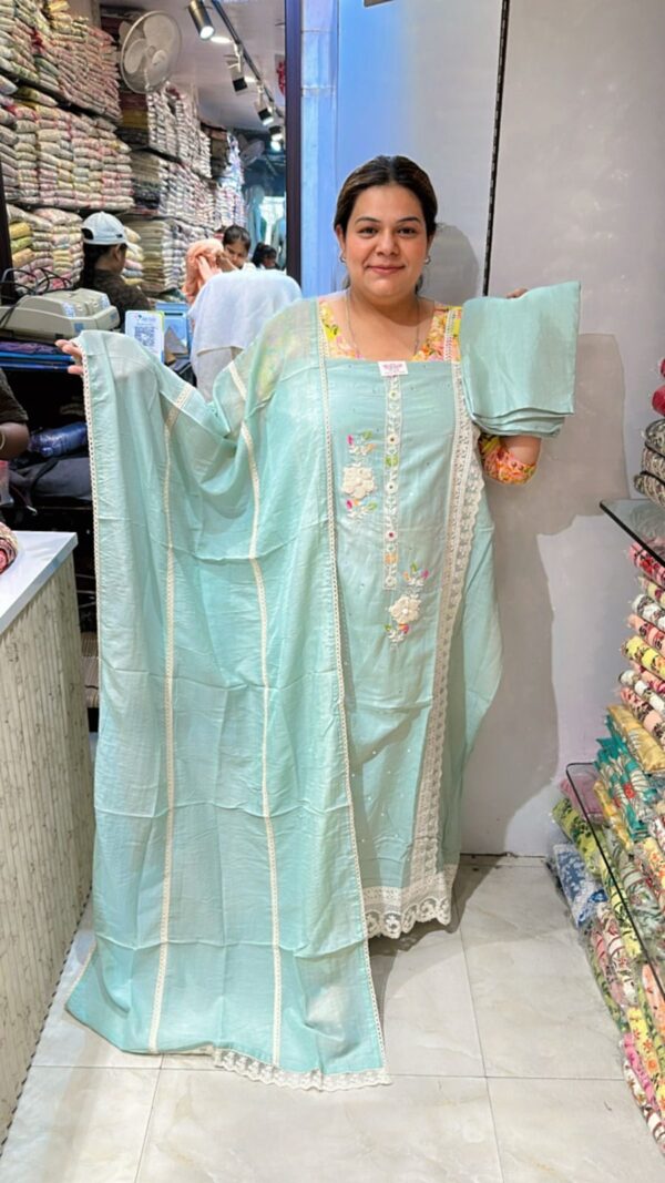Beautiful Suit With Lace Work CCC465 - Image 3
