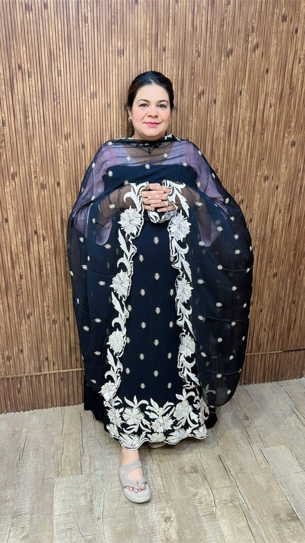 Designer georgette suit ccc283 blue