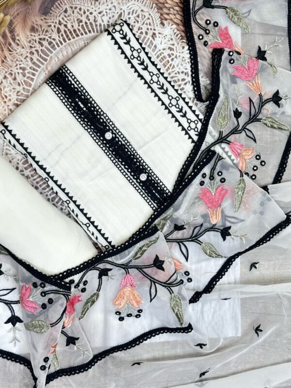 Embroidered cotton suits ccc2763
