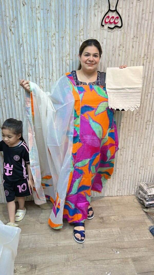 Pure cotton chickenkari suit ccc234 pink