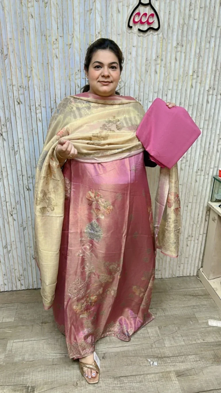 Stunning kanjivaram suit ccc174pink